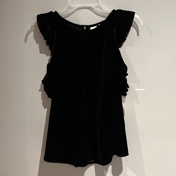 GAP black flare shirt. US 6. - Picture 4 of 7